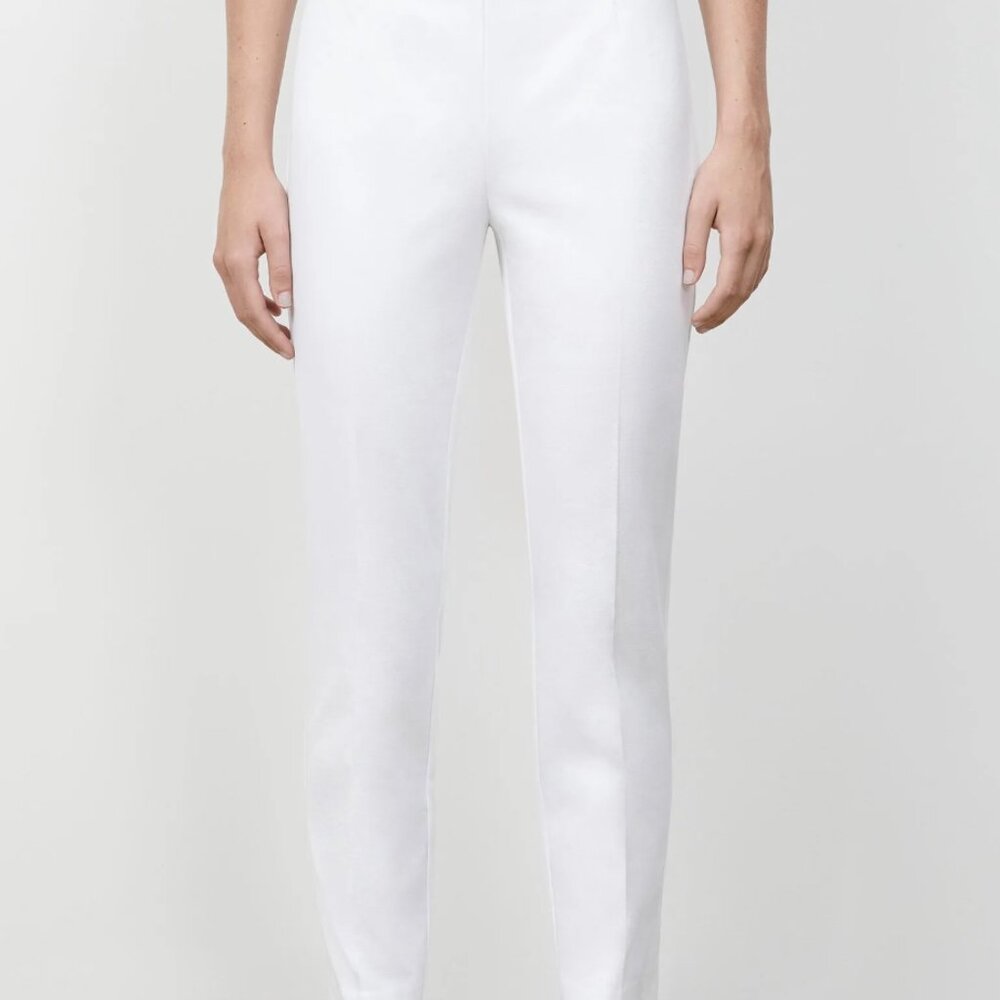 Lafayette 148 New York white slim fit pant sz S - Picture 2 of 9